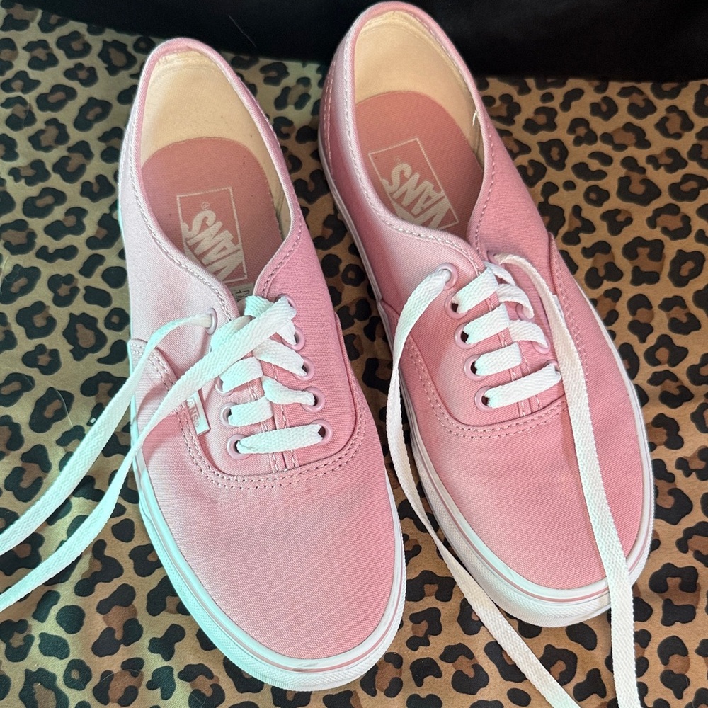 Vans Women's Blush Pink Canvas Sneakers